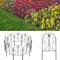 NEX™ Black Decorative Butterfly Garden Fence, 10ct.